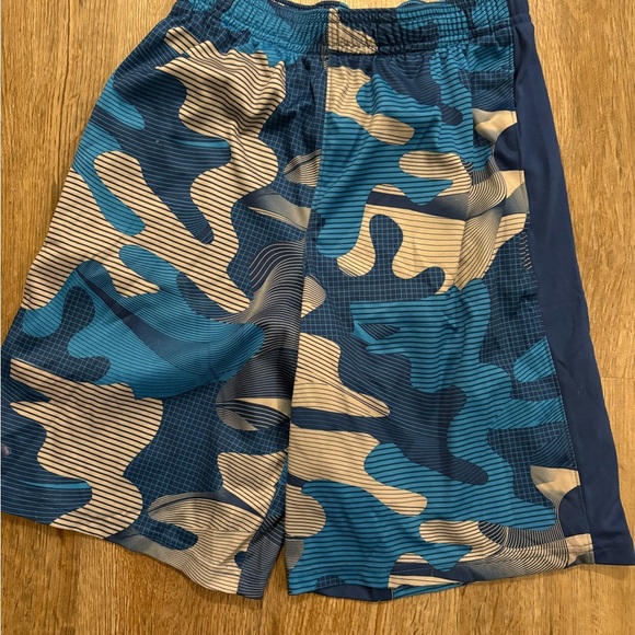 Under Armour Other - Under Armour Blue and Gray Camo Athletic Shorts